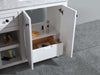 Laviva | Odyssey 60" White Double Sink Bathroom Vanity with White Carrara Marble Countertop Laviva - Vanities Laviva   