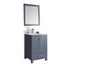 Laviva | Wilson 24" Grey Bathroom Vanity with White Quartz Countertop Laviva - Vanities Laviva   