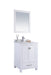 Laviva | Wilson 24" White Bathroom Vanity with White Carrara Marble Countertop Laviva - Vanities Laviva   