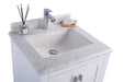 Laviva | Wilson 24" White Bathroom Vanity with White Carrara Marble Countertop Laviva - Vanities Laviva   