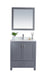 Laviva | Wilson 30" Grey Bathroom Vanity with Pure White Phoenix Stone Countertop Laviva - Vanities Laviva   