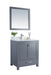 Laviva | Wilson 30" Grey Bathroom Vanity with Pure White Phoenix Stone Countertop Laviva - Vanities Laviva   