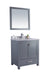 Laviva | Wilson 30" Grey Bathroom Vanity with White Stripes Marble Countertop Laviva - Vanities Laviva   