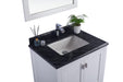 Laviva | Wilson 30" White Bathroom Vanity with Black Wood Marble Countertop Laviva - Vanities Laviva   