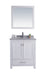 Laviva | Wilson 30" White Bathroom Vanity with White Stripes Marble Countertop Laviva - Vanities Laviva   