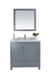 Laviva | Wilson 36" Grey Bathroom Vanity with White Carrara Marble Countertop Laviva - Vanities Laviva   