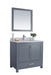 Laviva | Wilson 36" Grey Bathroom Vanity with White Carrara Marble Countertop Laviva - Vanities Laviva   