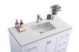 Laviva | Wilson 42" White Bathroom Vanity with Matte White VIVA Stone Solid Surface Countertop Laviva - Vanities Laviva   