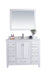 Laviva | Wilson 42" White Bathroom Vanity with White Carrara Marble Countertop Laviva - Vanities Laviva   