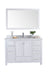 Laviva | Wilson 48" White Bathroom Vanity with White Carrara Marble Countertop Laviva - Vanities Laviva   