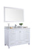 Laviva | Wilson 48" White Bathroom Vanity with White Carrara Marble Countertop Laviva - Vanities Laviva   