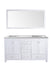 Laviva | Wilson 60" White Double Sink Bathroom Vanity with Matte White VIVA Stone Solid Surface Countertop Laviva - Vanities Laviva   