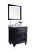 Laviva | Luna 30" Espresso Bathroom Vanity with Pure White Phoenix Stone Countertop Laviva - Vanities Laviva   