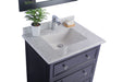 Laviva | Luna 30" Espresso Bathroom Vanity with White Carrara Marble Countertop Laviva - Vanities Laviva   