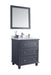 Laviva | Luna 30" Maple Grey Bathroom Vanity with Pure White Phoenix Stone Countertop Laviva - Vanities Laviva   