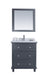 Laviva | Luna 30" Maple Grey Bathroom Vanity with White Carrara Marble Countertop Laviva - Vanities Laviva   