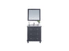 Laviva | Luna 30" Maple Grey Bathroom Vanity with White Quartz Countertop Laviva - Vanities Laviva   