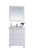 Laviva | Luna 30" White Bathroom Vanity with Pure White Phoenix Stone Countertop Laviva - Vanities Laviva   