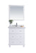 Laviva | Luna 30" White Bathroom Vanity with White Carrara Marble Countertop Laviva - Vanities Laviva   