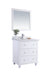 Laviva | Luna 30" White Bathroom Vanity with White Carrara Marble Countertop Laviva - Vanities Laviva   