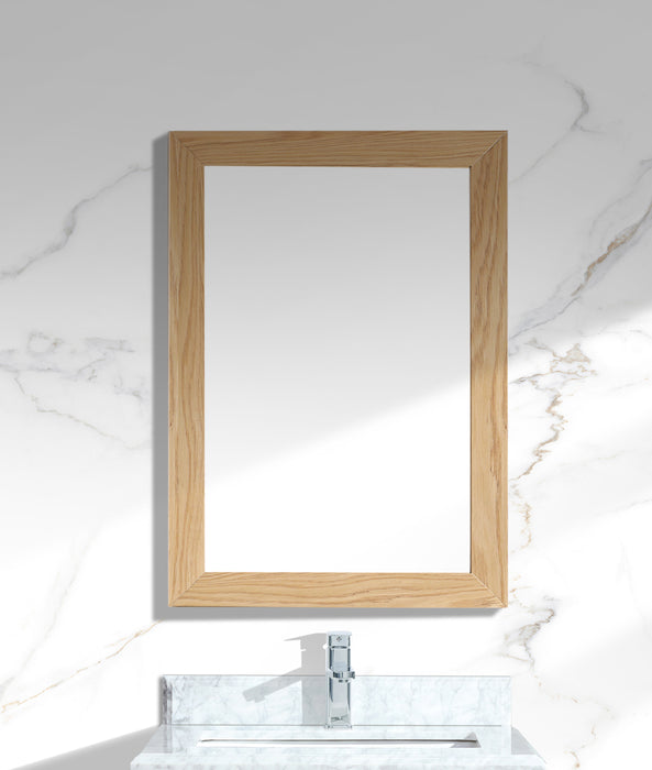 Laviva | Sterling 24" Framed Rectangular California White Oak Mirror Laviva - Mirror Laviva   