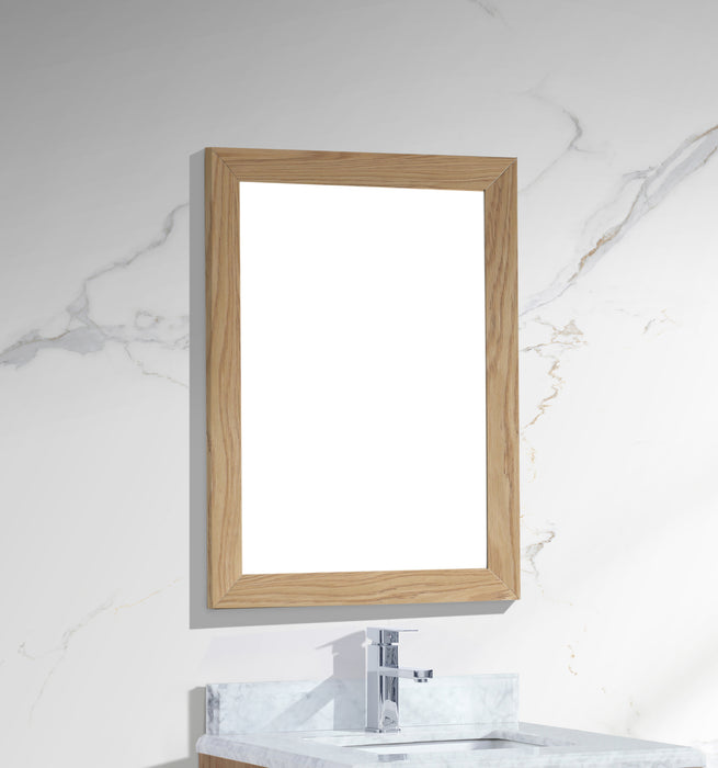 Laviva | Sterling 24" Framed Rectangular California White Oak Mirror Laviva - Mirror Laviva   