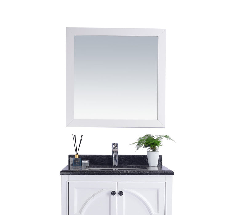 Laviva | Sterling 30" Framed Square White Mirror Laviva - Mirror Laviva   