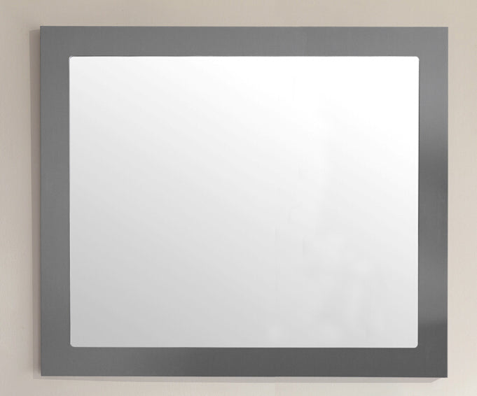 Laviva | Sterling 36" Framed Rectangular Maple Grey Mirror Laviva - Mirror Laviva   