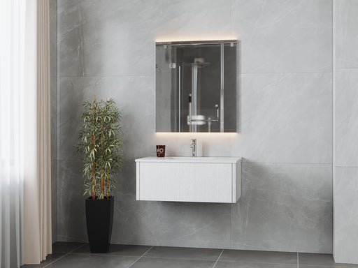 Laviva | Legno 36" Alabaster White Bathroom Vanity with Matte White VIVA Stone Solid Surface Countertop Laviva - Vanities Laviva   