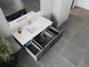 Laviva | Legno 48" Carbon Oak Bathroom Vanity with Matte White VIVA Stone Solid Surface Countertop Laviva - Vanities Laviva   