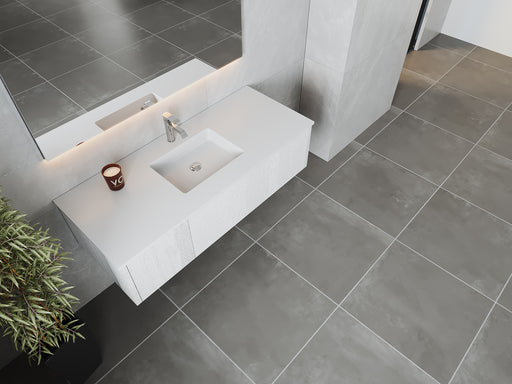 Laviva | Legno 54" Alabaster White Bathroom Vanity with Matte White VIVA Stone Solid Surface Countertop Laviva - Vanities Laviva   