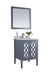 Laviva | Mediterraneo 24" Grey Bathroom Vanity with White Quartz Countertop Laviva - Vanities Laviva   