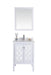 Laviva | Mediterraneo 24" White Bathroom Vanity with White Quartz Countertop Laviva - Vanities Laviva   