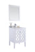 Laviva | Mediterraneo 24" White Bathroom Vanity with White Quartz Countertop Laviva - Vanities Laviva   