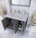 Laviva | Mediterraneo 36" Grey Bathroom Vanity with White Carrara Marble Countertop Laviva - Vanities Laviva   