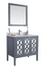 Laviva | Mediterraneo 36" Grey Bathroom Vanity with White Quartz Countertop Laviva - Vanities Laviva   