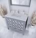 Laviva | Mediterraneo 36" Grey Bathroom Vanity with White Quartz Countertop Laviva - Vanities Laviva   