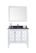 Laviva | Mediterraneo 36" White Bathroom Vanity with Black Wood Marble Countertop Laviva - Vanities Laviva   