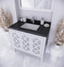 Laviva | Mediterraneo 36" White Bathroom Vanity with Black Wood Marble Countertop Laviva - Vanities Laviva   