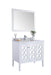 Laviva | Mediterraneo 36" White Bathroom Vanity with White Carrara Marble Countertop Laviva - Vanities Laviva   