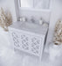 Laviva | Mediterraneo 36" White Bathroom Vanity with White Carrara Marble Countertop Laviva - Vanities Laviva   