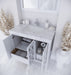 Laviva | Mediterraneo 36" White Bathroom Vanity with White Carrara Marble Countertop Laviva - Vanities Laviva   