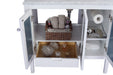 Laviva | Mediterraneo 36" White Bathroom Vanity with White Quartz Countertop Laviva - Vanities Laviva   