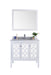 Laviva | Mediterraneo 36" White Bathroom Vanity with White Stripes Marble Countertop Laviva - Vanities Laviva   