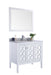 Laviva | Mediterraneo 36" White Bathroom Vanity with White Stripes Marble Countertop Laviva - Vanities Laviva   