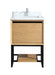 Laviva | Alto 24" California White Oak Bathroom Vanity with White Carrara Marble Countertop Laviva - Vanities Laviva   