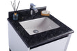 Laviva | Alto 24" White Bathroom Vanity with Black Wood Marble Countertop Laviva - Vanities Laviva   