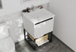 Laviva | Alto 24" White Bathroom Vanity with Matte White VIVA Stone Solid Surface Countertop Laviva - Vanities Laviva   