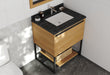 Laviva | Alto 30" California White Oak Bathroom Vanity with Black Wood Marble Countertop Laviva - Vanities Laviva   