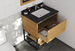 Laviva | Alto 30" California White Oak Bathroom Vanity with Black Wood Marble Countertop Laviva - Vanities Laviva   